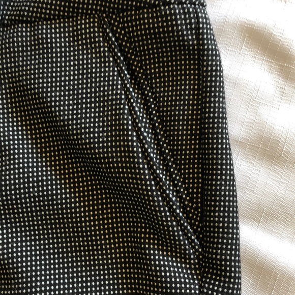 *2 for $10.00 / Ladies Petite Black Dress Slacks w/ Dot Pattern - Picture 4 of 7